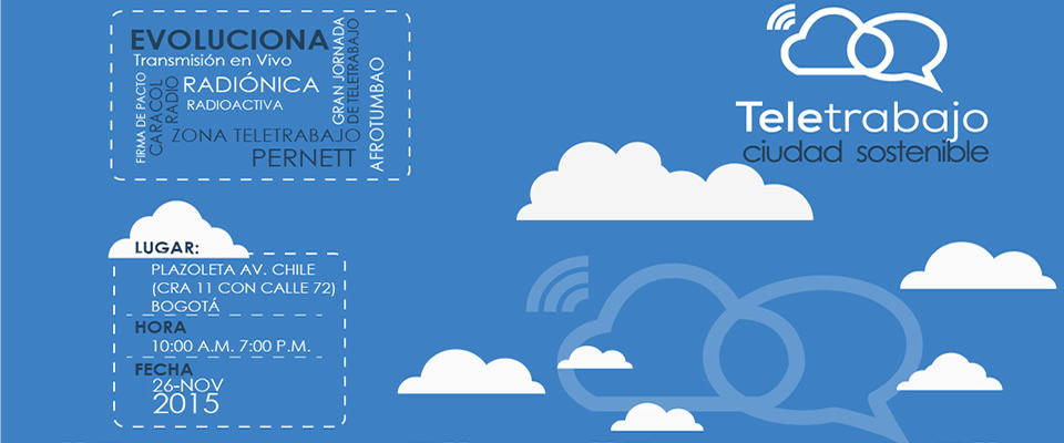 "Teletrabajo ciudad sostenible", evento gratuito para los bogotanos