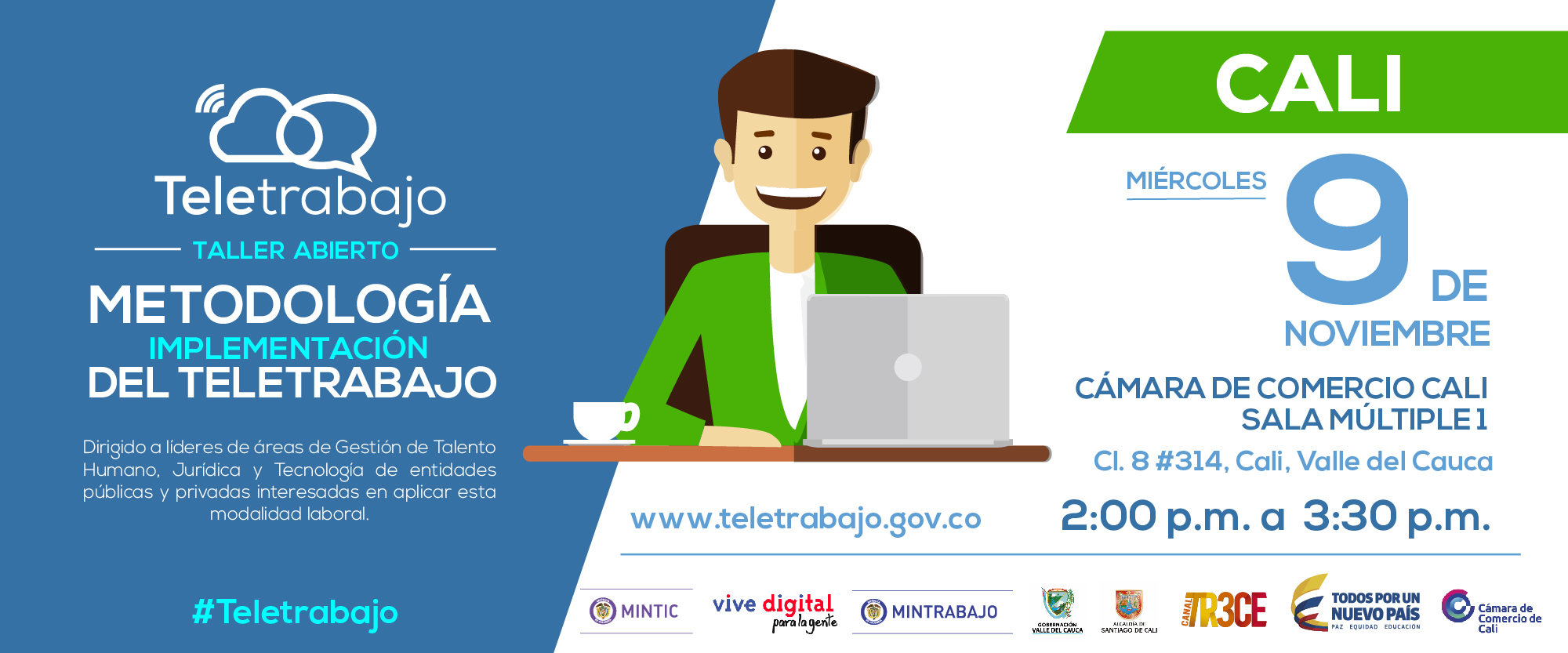 Cali se entrena para Teletrabajar