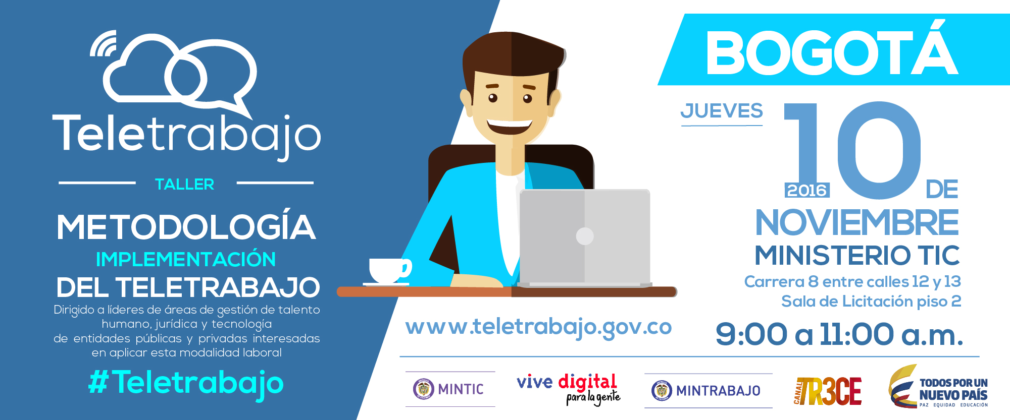 Bogotá continúa firme con  Teletrabajo