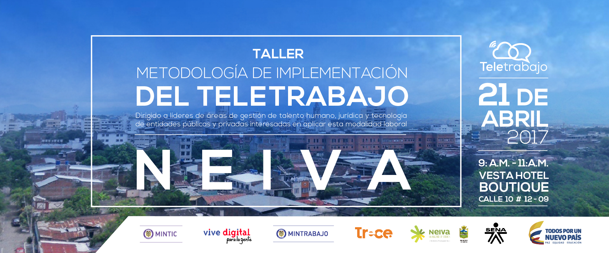 Huila recibe a MinTIC para aprender sobre Teletrabajo