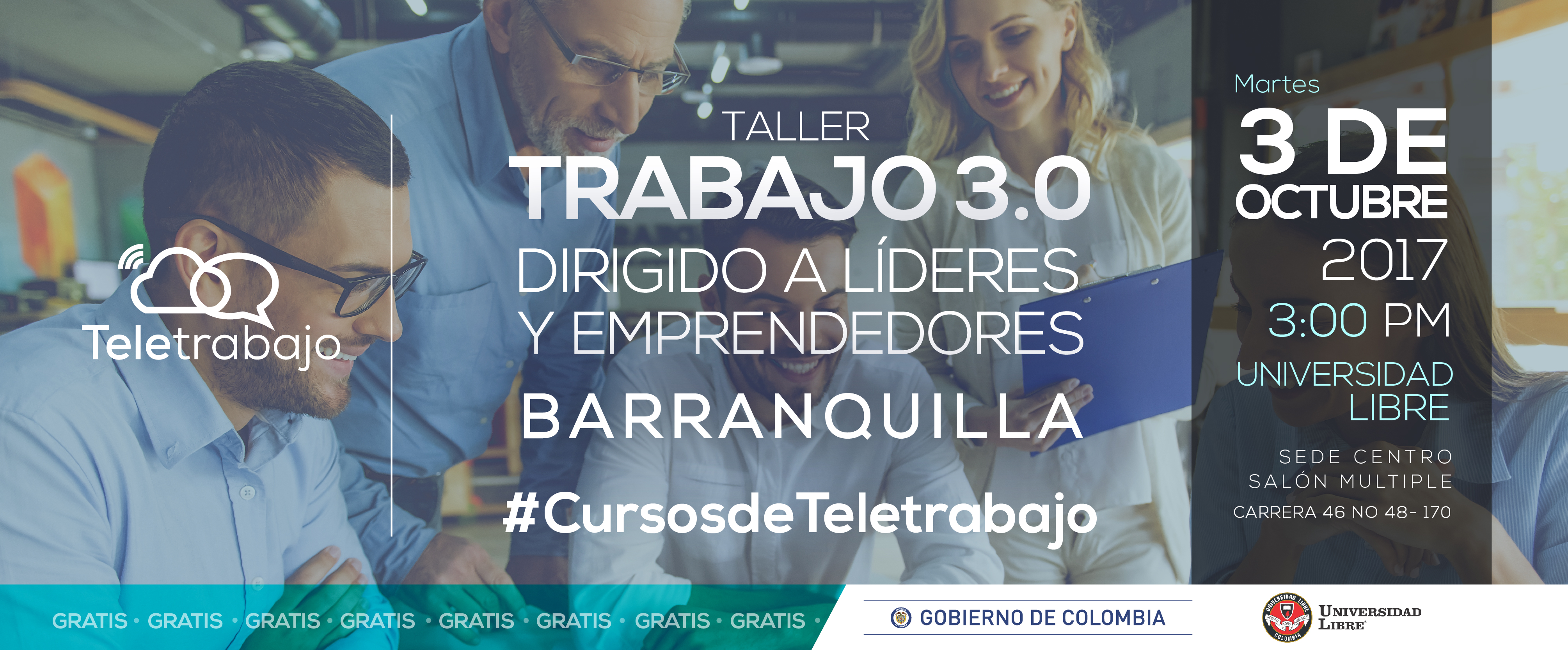 Taller de teletrabajo llega a la Universidad Libre de Barranquilla