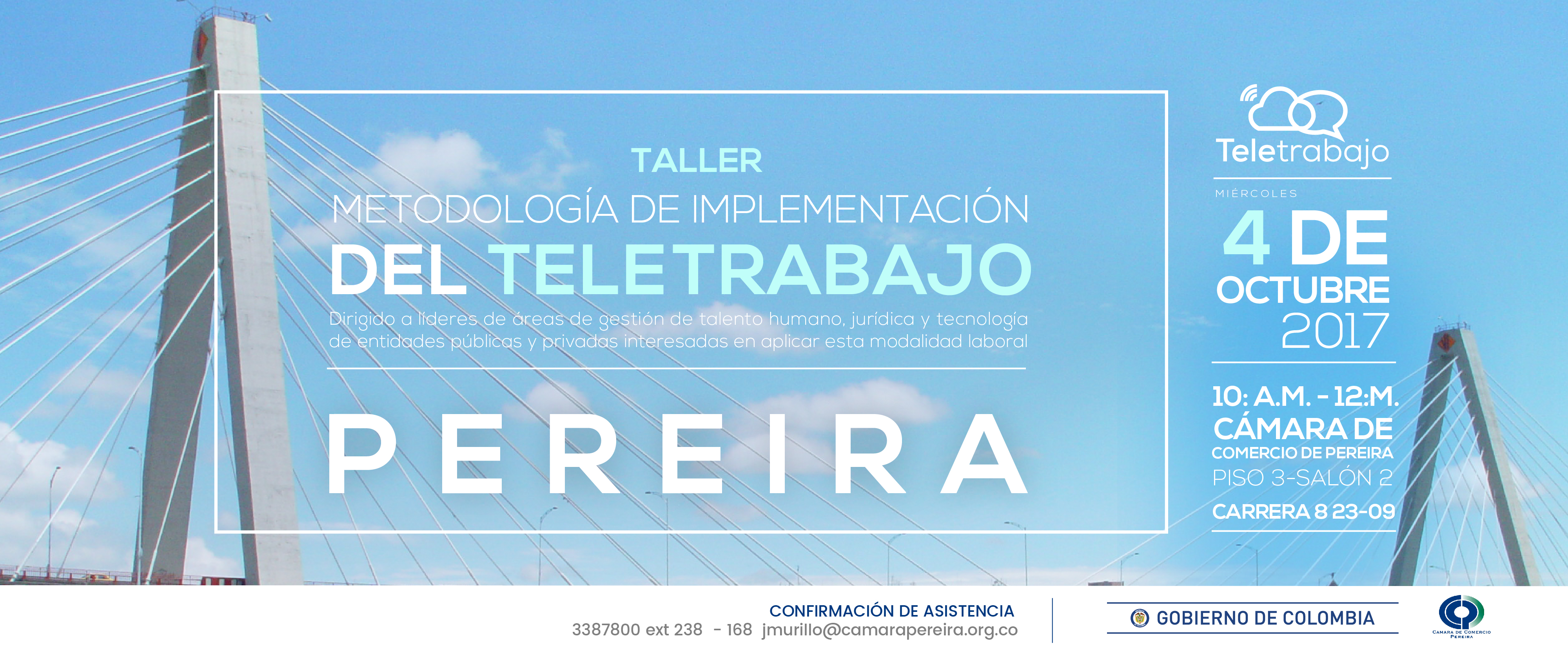 Empresarios de Pereira conocerán los beneficios del Teletrabajo