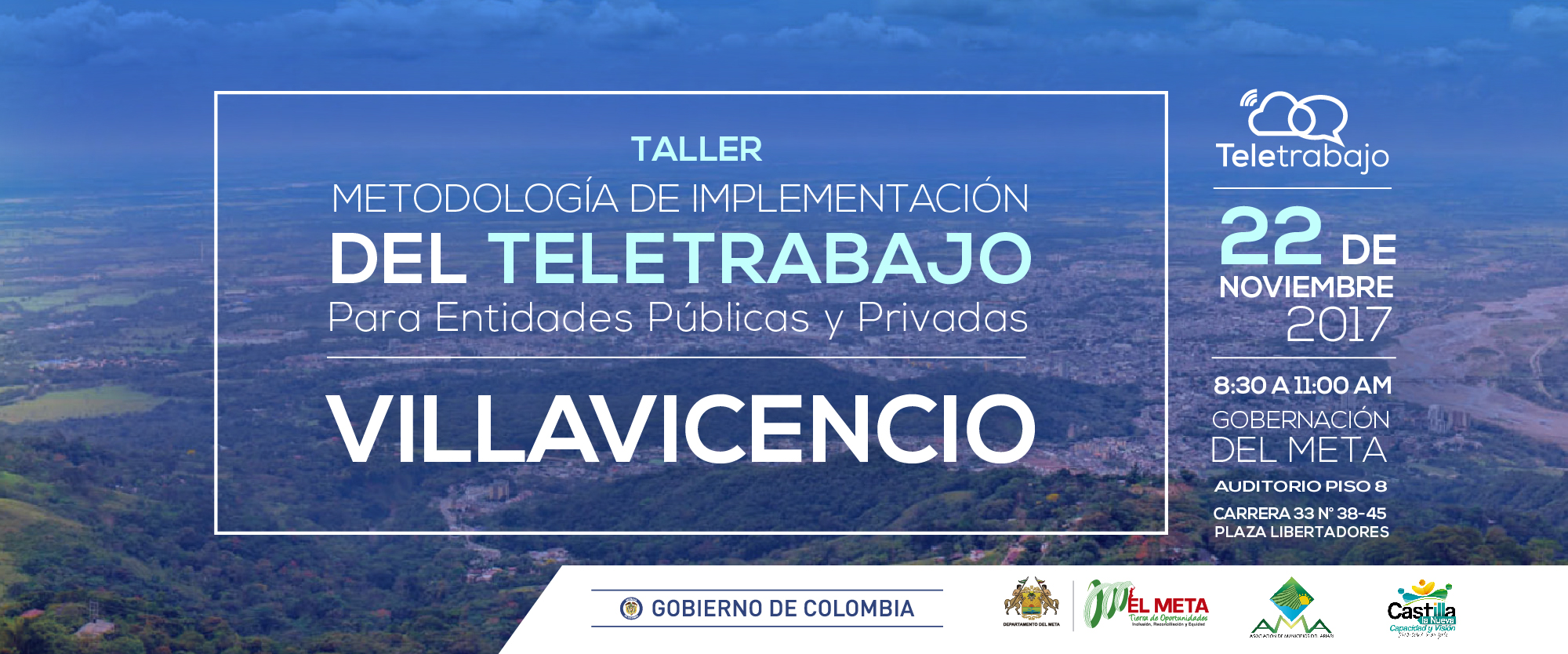 Villavicencio aprendiendo a implementar el Teletrabajo