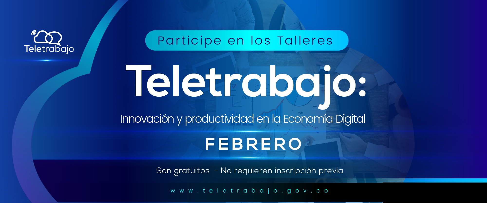 Aprenda sobre teletrabajo en febrero