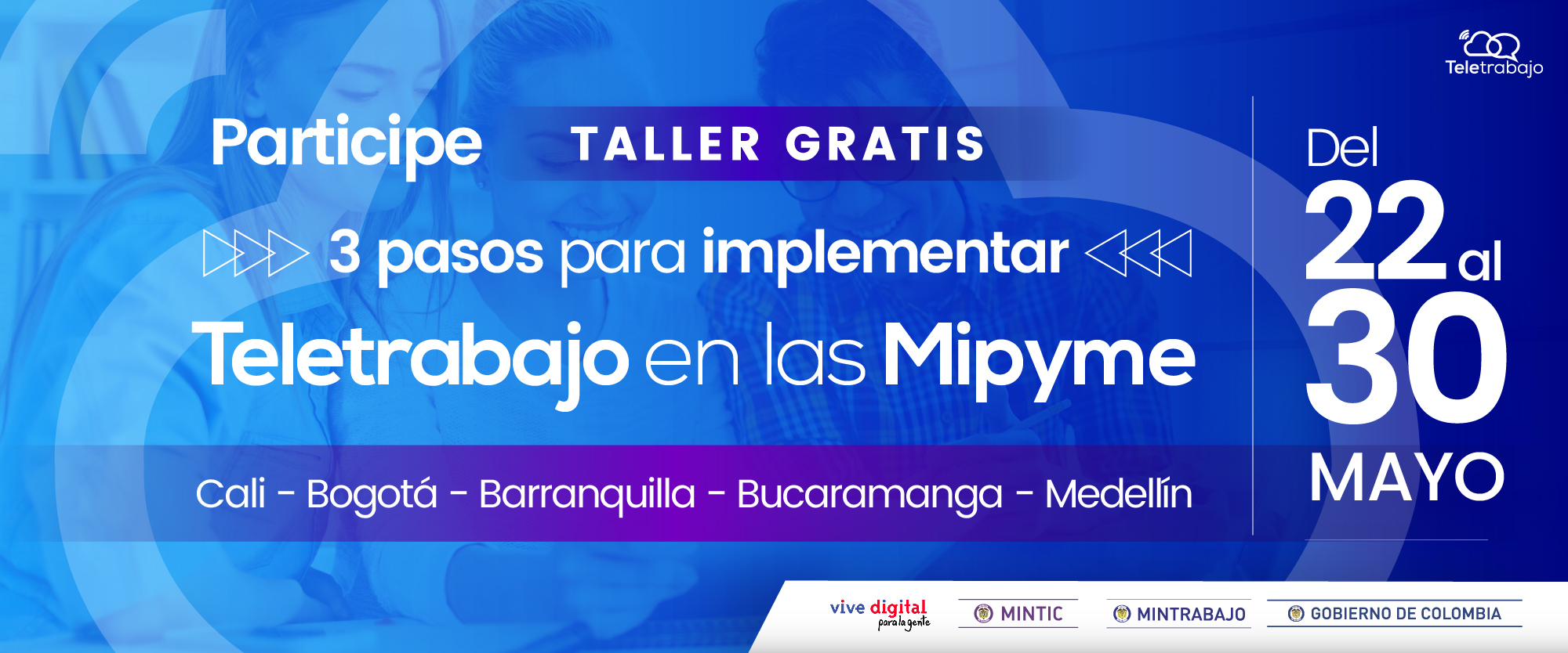 Implemente en 3 pasos el Teletrabajo en su Mipyme