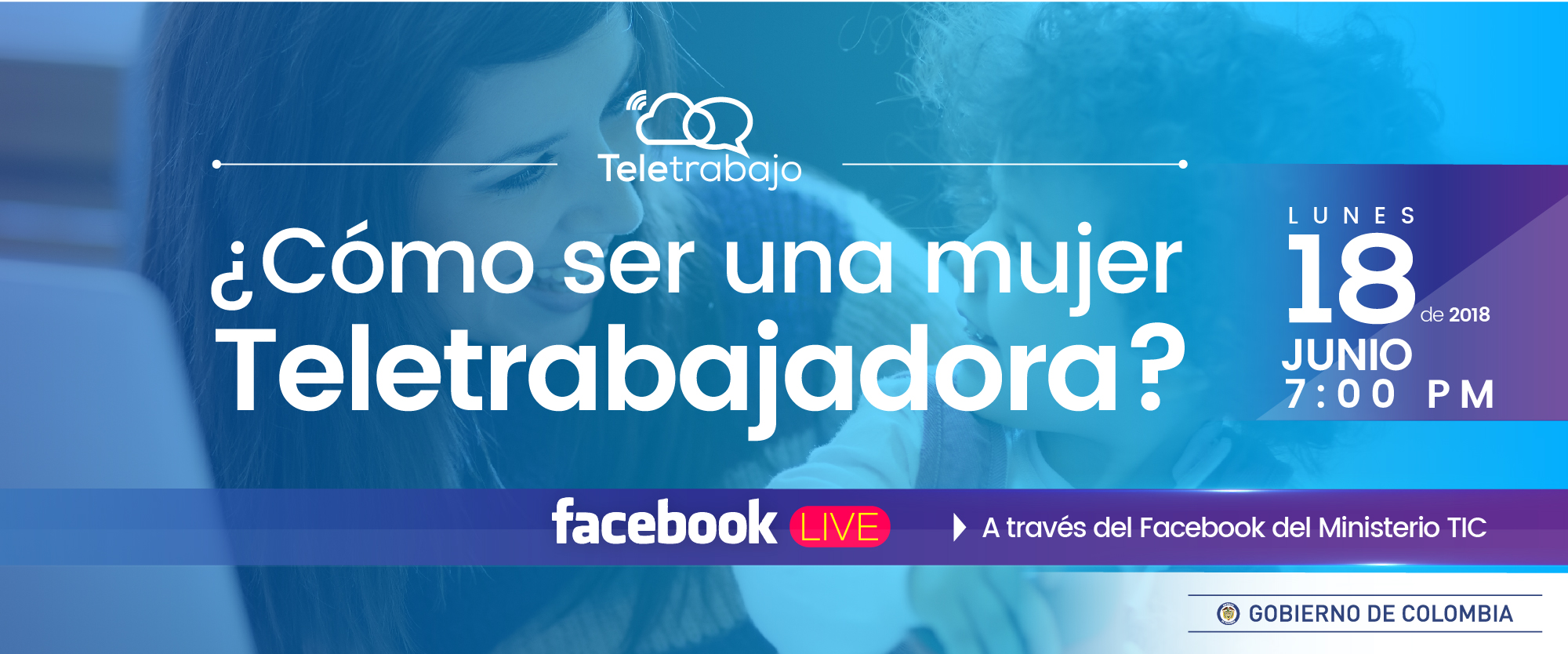 Conéctese y conozca los beneficios del Teletrabajo para las mujeres